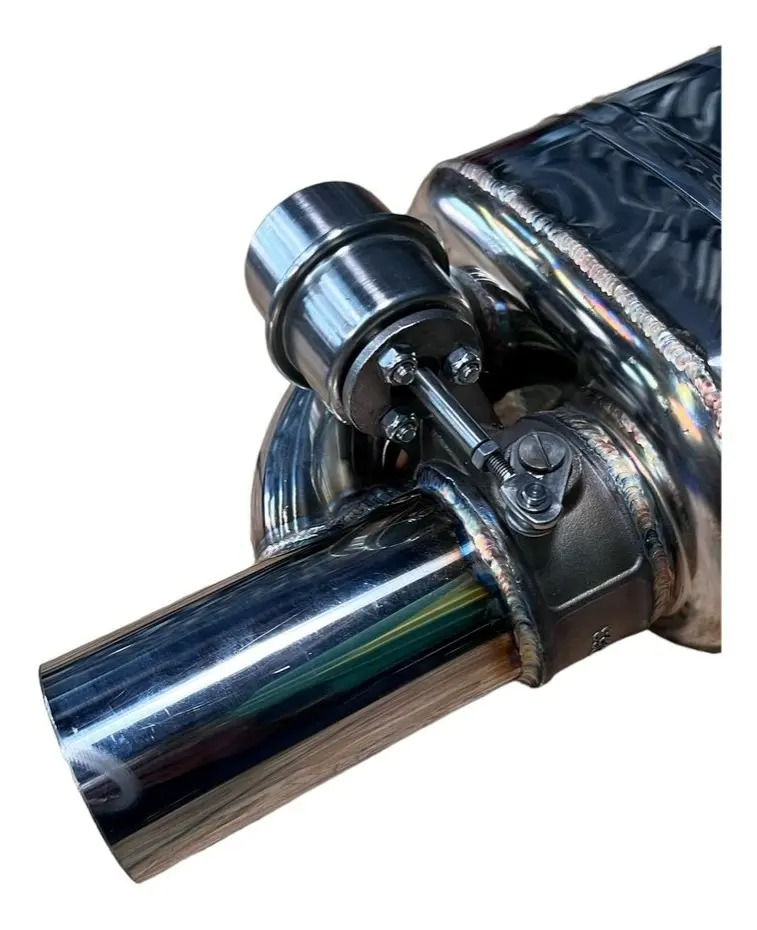 Abafador Com Difusor Escape Valvetronic T Universal Inox - Imagem 4