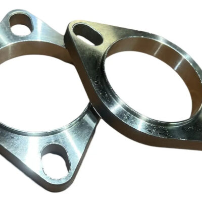 Kit Flange Inox Oval 3 Pol Para Escapamento