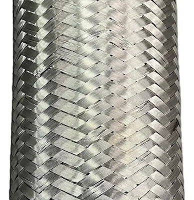 Flexivel Escapamento Reforçado Para Downpipe Inox 2.5 Pol