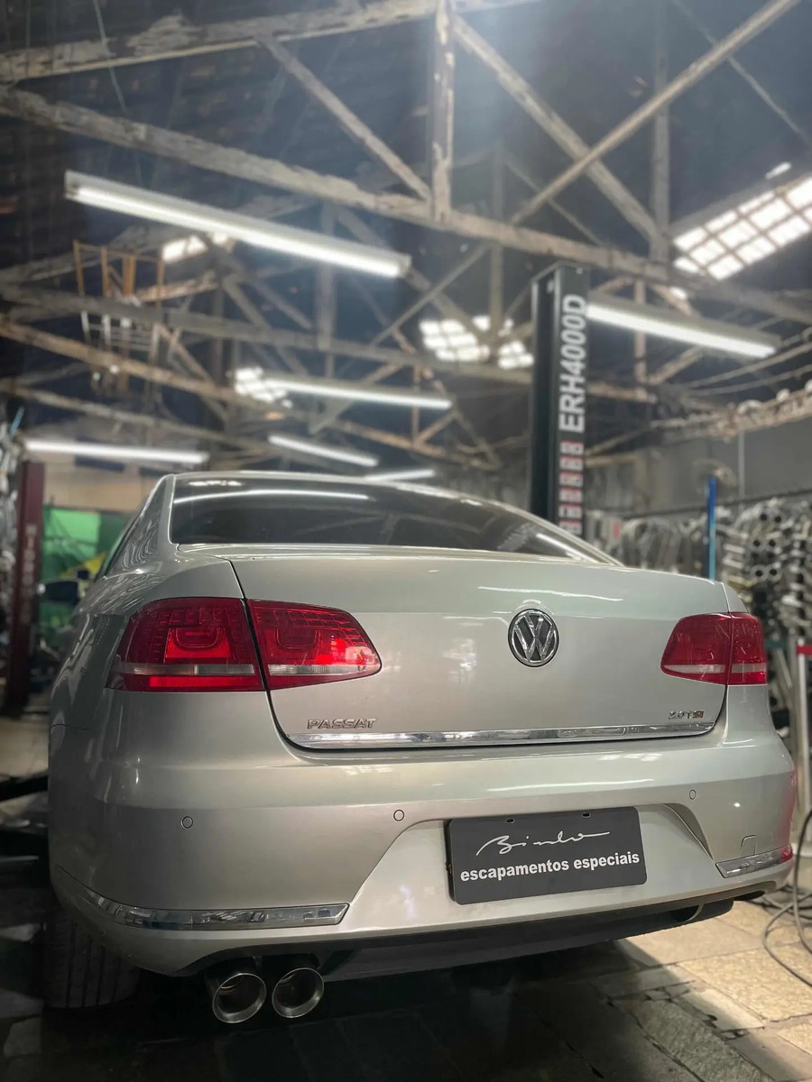 Passat Tsi Downpipe + Escapamento Esportivo Ponteira Inox - Imagem 5