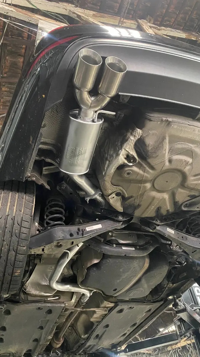 Passat Tsi Downpipe + Escapamento Esportivo Ponteira Inox - Imagem 2