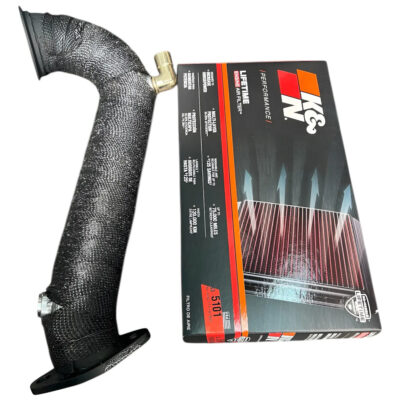 Pulse Abarth 1.3 Downpipe Inox Com Manta + Filtro Inbox K&n