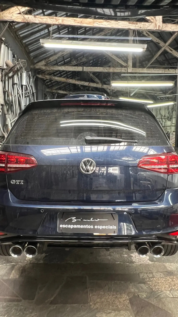 Escapamento Esportivo Golf Gti Tsi Mk7 Saída Quad + Spoiler - Imagem 4