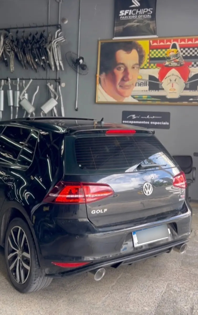 Difusor Spoiler Volkswagen Golf Gti Golf Tsi Mk7 - Imagem 7