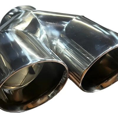 Ponteira Dupla Inox 4  Pol Universal