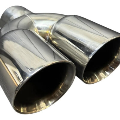 Ponteira Dupla 3 Pol Aço Inox Polo/up/fiesta/golf Tsi/audi