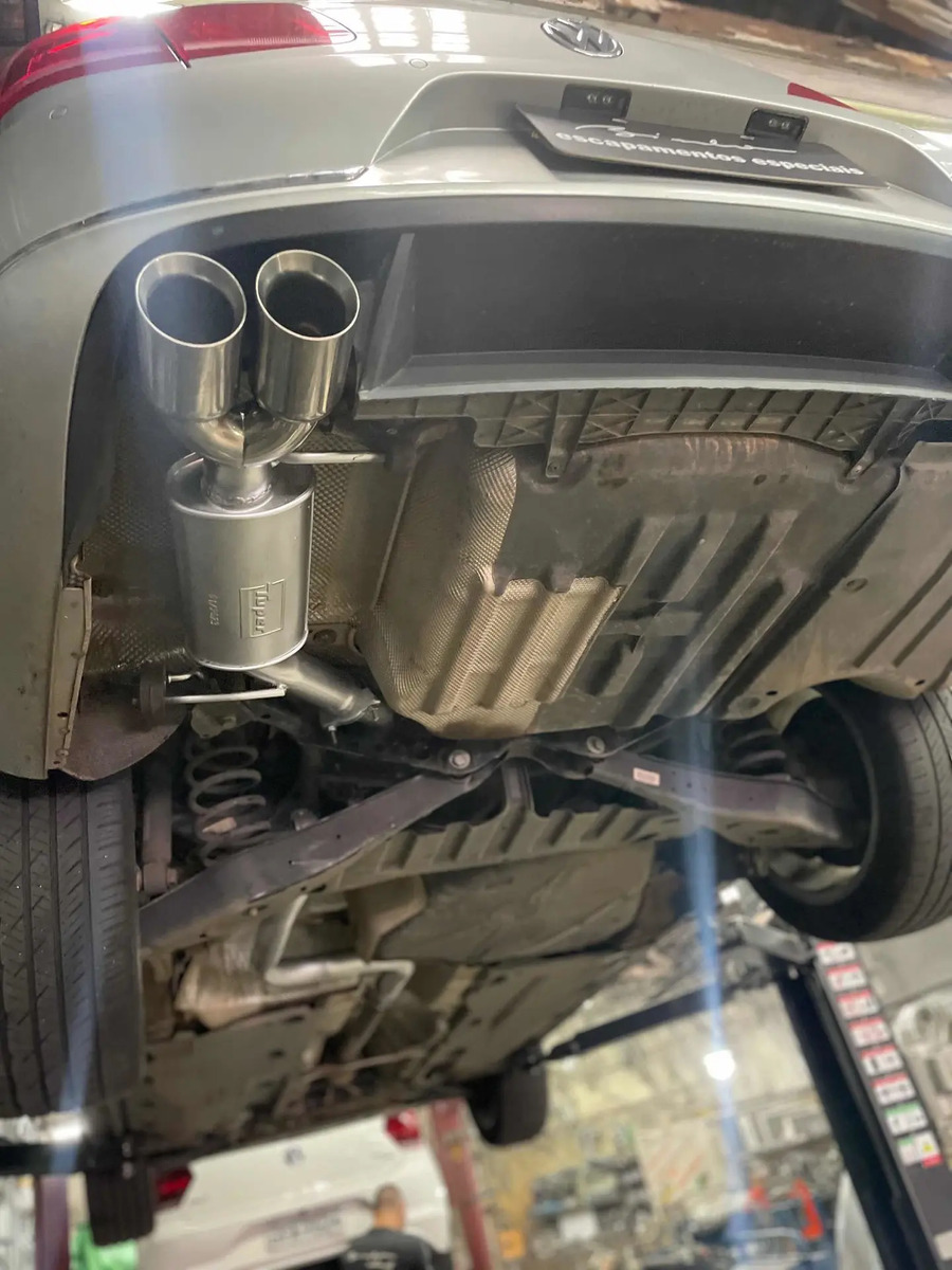 Passat Tsi Downpipe + Escapamento Esportivo Ponteira Inox - Imagem 3