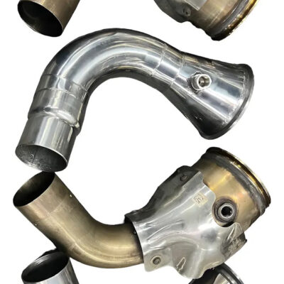 Downpipe Inox 304 Porsche 911 992 Carrera S 3.0 2019 Diante