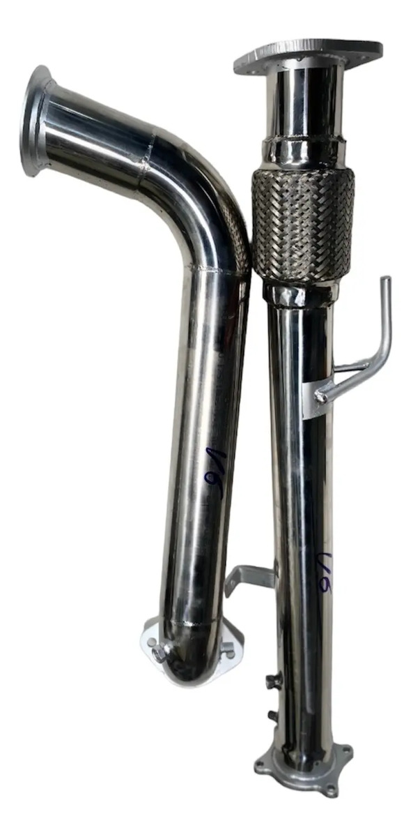 Escapamento Esportivo Inox + Downpipe Inox 304 Amarok V6 - Imagem 2