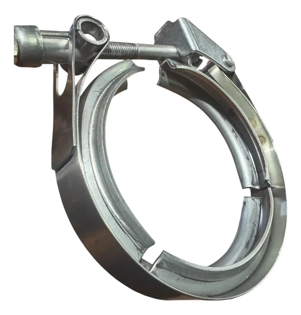 Kit Abraçadeira 3 Pol V-band V-clamp + Par Flanges - Inox - Imagem 2