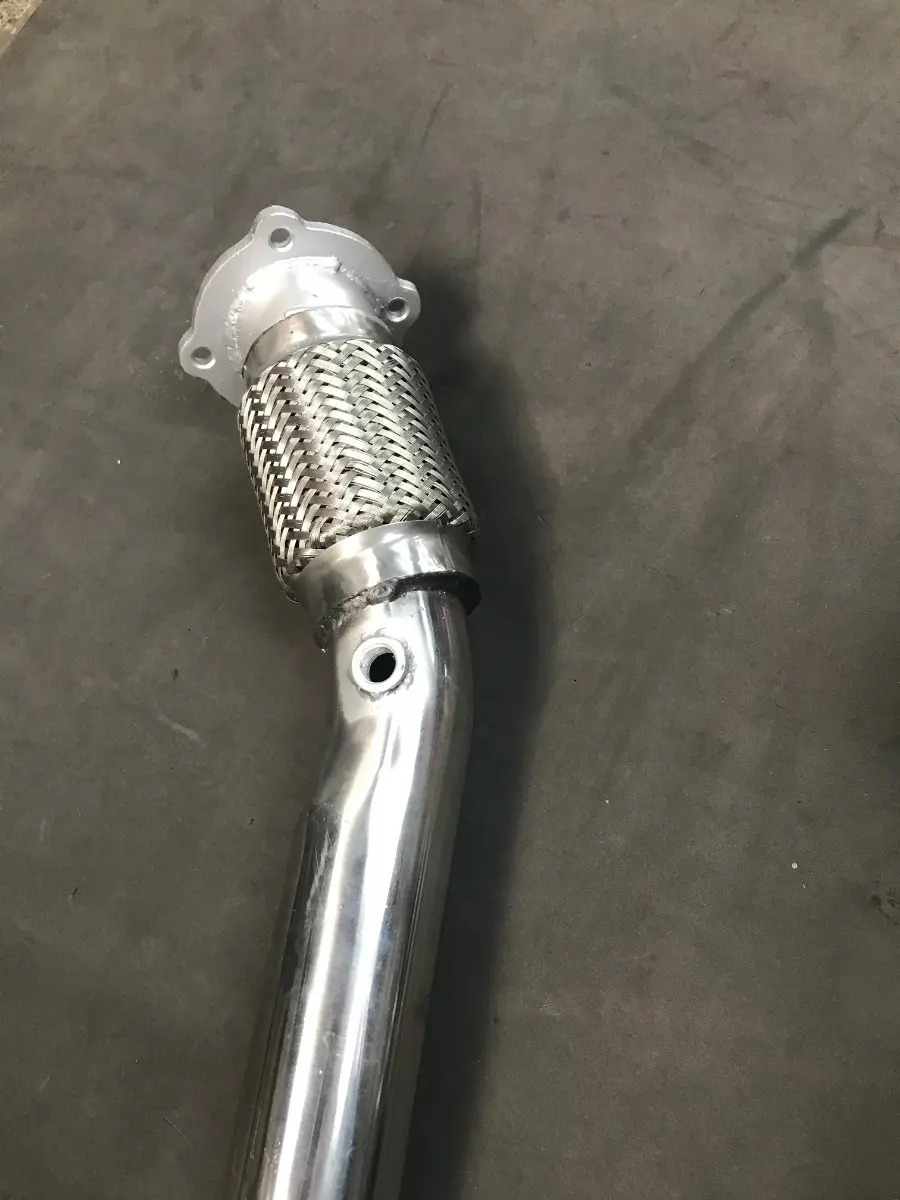 Downpipe Audi 1.8 20v Inox 304 De 3 Pol. - Imagem 3
