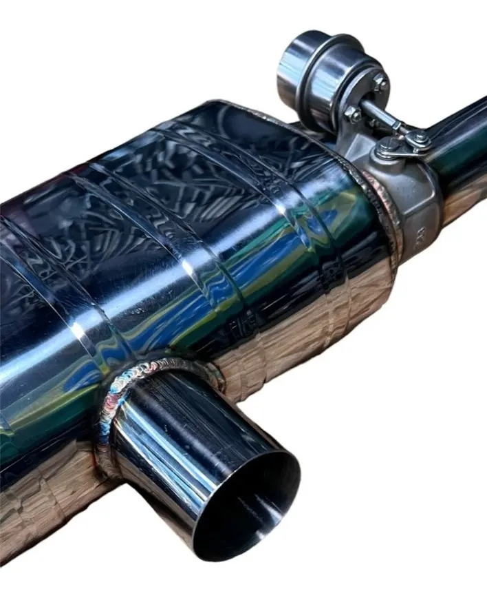 Abafador Com Difusor Escape Valvetronic T Universal Inox - Imagem 5