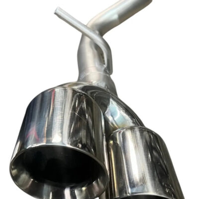 Polo Gts Ponteira Inox 3.5 Pol + Tubo Eliminador Traseiro