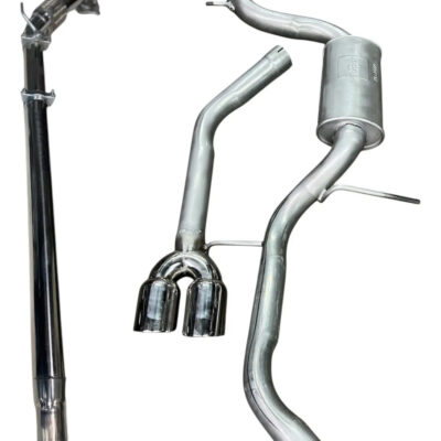 Jetta Tsi Downpipe E Escapamento Esportivo Ponteira Inox