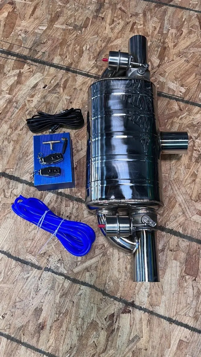 Abafador Com Difusor Escape Valvetronic T Universal Inox - Imagem 2