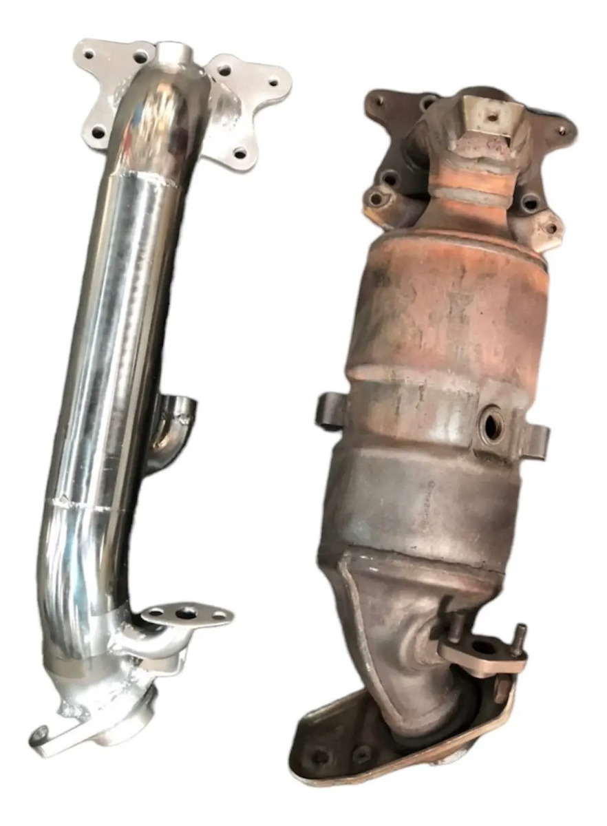 Cat Delete Downpipe Civic 1.8 E 2.0 R18 Inox 304 + Espaçador