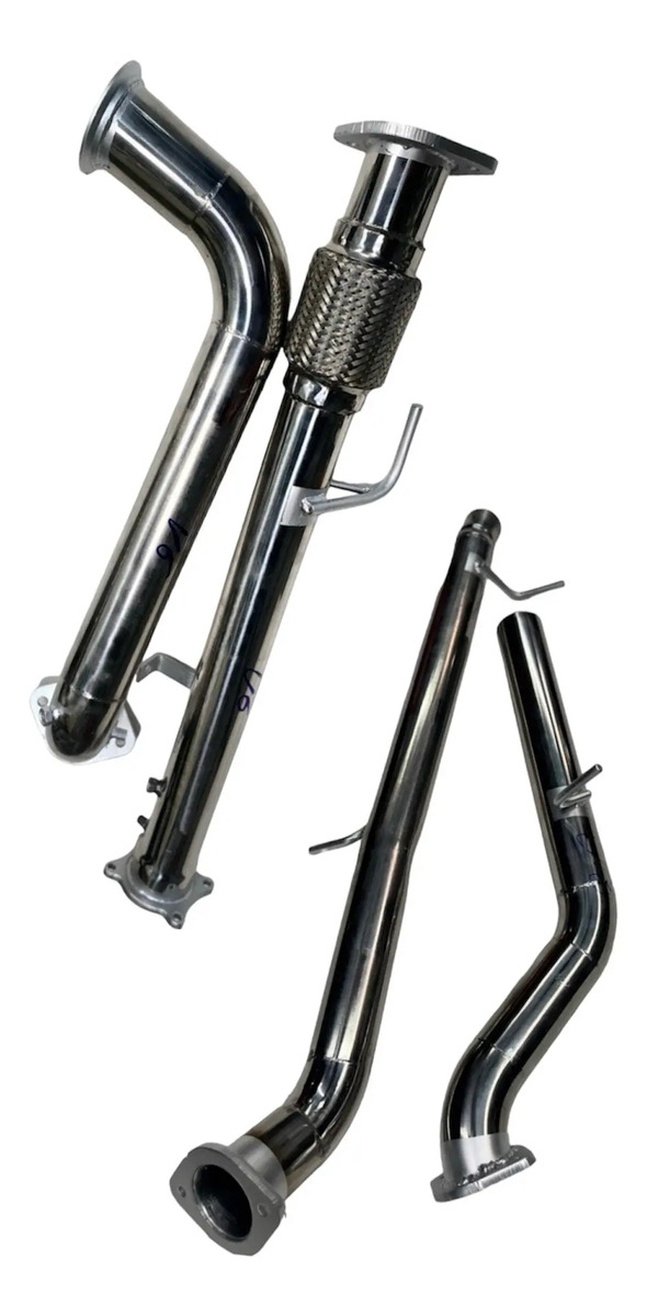 Escapamento Esportivo Inox + Downpipe Inox 304 Amarok V6