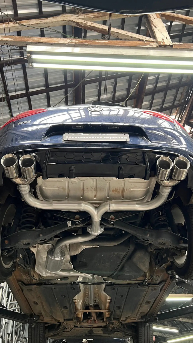 Escapamento Esportivo Golf Gti Tsi Mk7 Saída Quad + Spoiler - Imagem 6