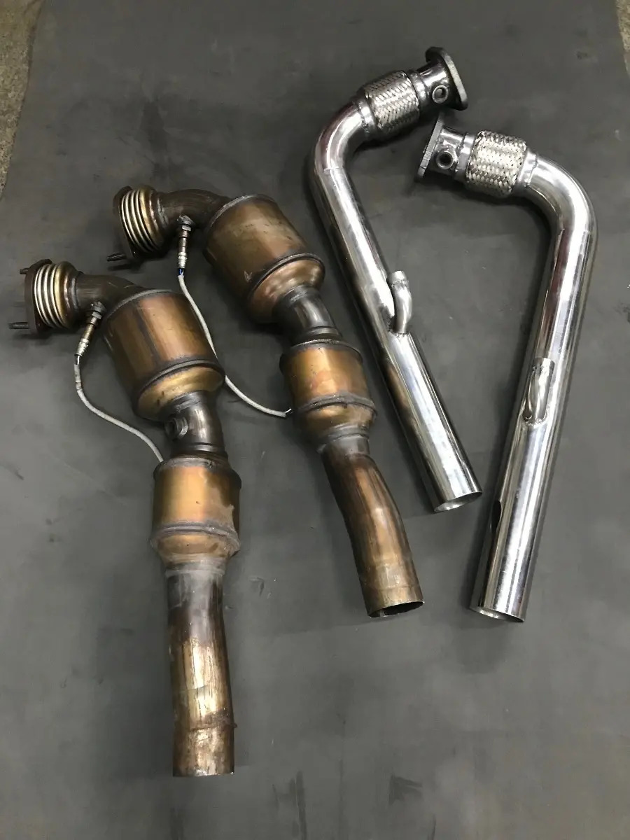 Downpipe Cat Delete Camaro V8 2010 A 2017 - Imagem 4