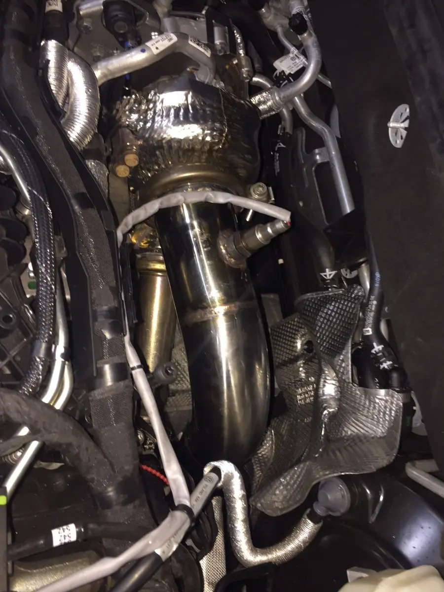 Escapamento Esportivo Inox + Downpipe Inox 304 Amarok V6 - Imagem 4