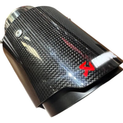 Par Ponteiras Carbono Escapamento Linha Akrapovic 4 Pol